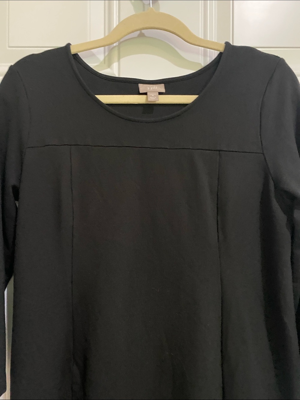 J. Jill Black Midi Shift Dress - Picture 4 of 9